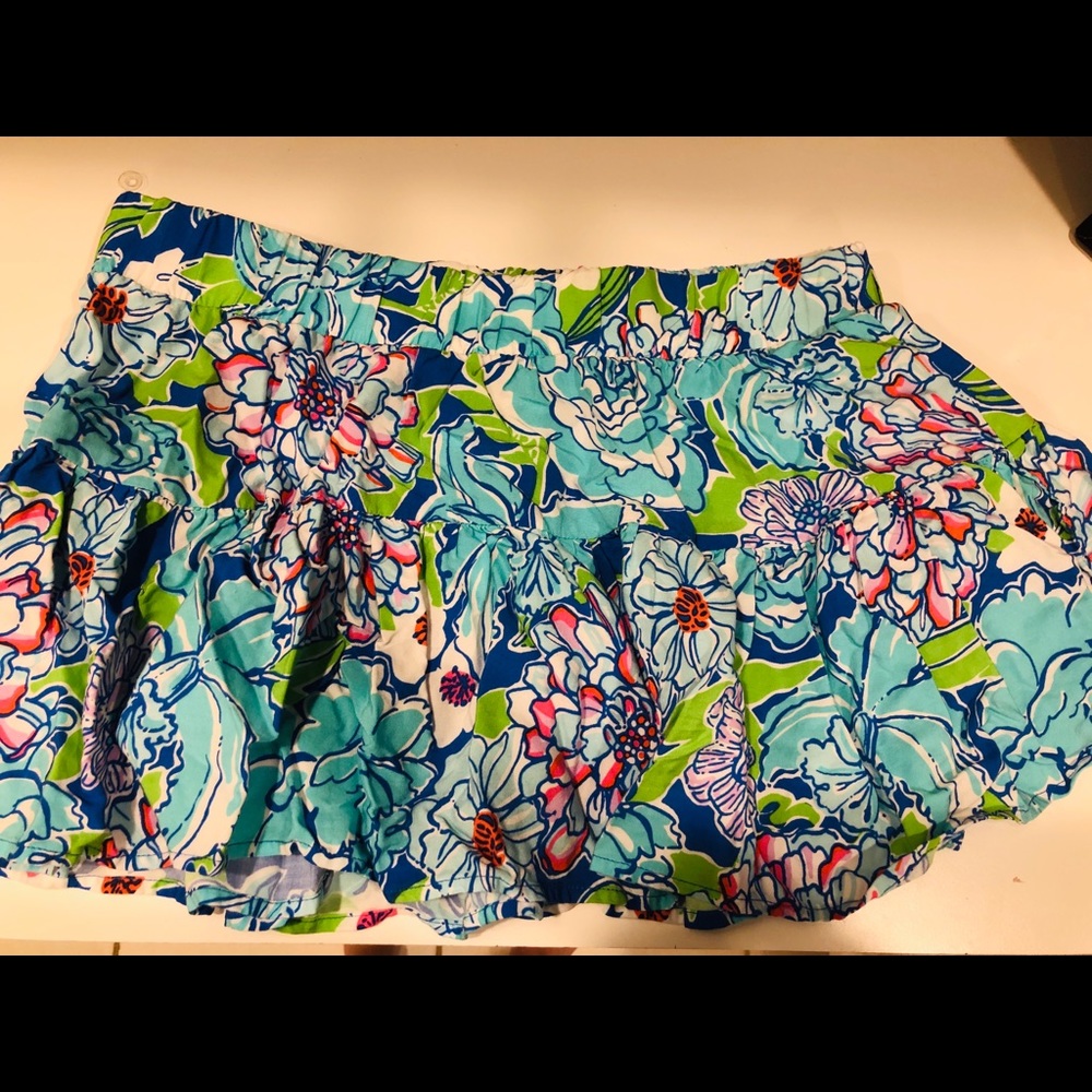 Lilly Pulitzer Ruffle Mini skirt